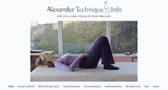 Desktop Screenshot of alexandertechniqueinfo.org
